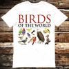 Encyclopedia World British Birds Indie Garden T  Shirt 6020