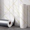 Self-Adhesive Waterproof Marble Tile Wallpaper for Bathroom Walls