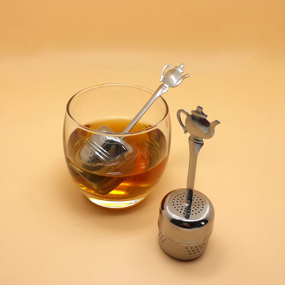 

For Loose Tea Leaf Spice Home Stainless Steel Filter Seasoning Balls Tea Infuser Tea Strainer
