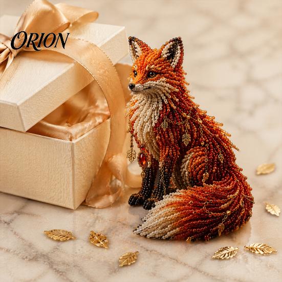 Creative Bead Project Animal Craft Kit, Cute Designs with Stars And Moon, DIY Crafts Beaded Moon Star Kit for Beginners, Adults Home Decor Handmade