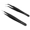 1PC Stainless Steel Curved Straight Eyebrow False Eyelash Tweezers Nail Art Extension Makeup Tool Eeyelashes Tweezers