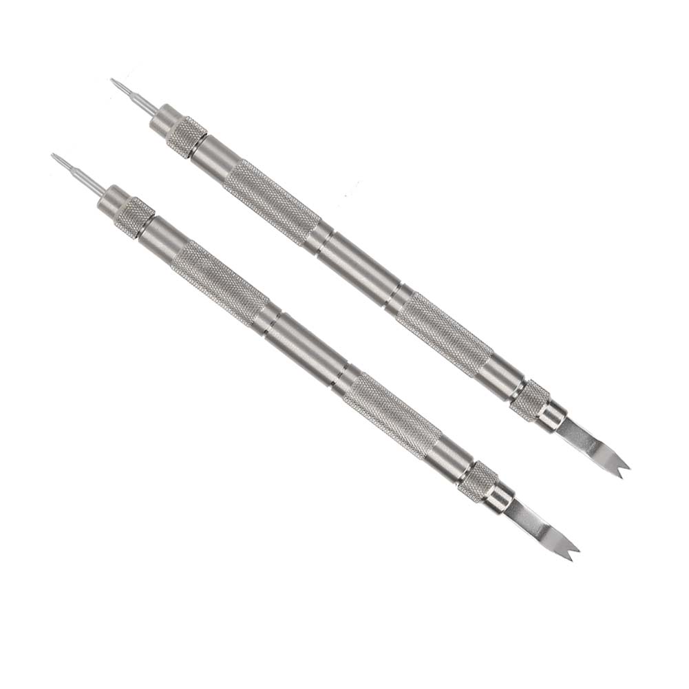 2pcs Watch Strap Spring Bar Link Pin Remover Tools Watch Repairing Accessory (aB)