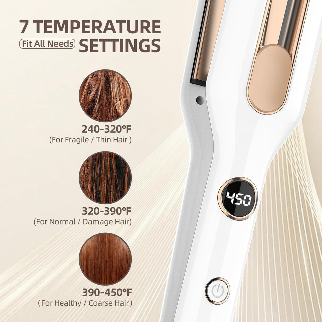 Pro Artist Black Gold Double Straight Dual Plate Hair Straightener |Faster Styling and Reduced Damage