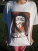 Revolt Guy Fawkes Anonymous Anon Protest Che  T Shirt Tee Unisex T-Shirt