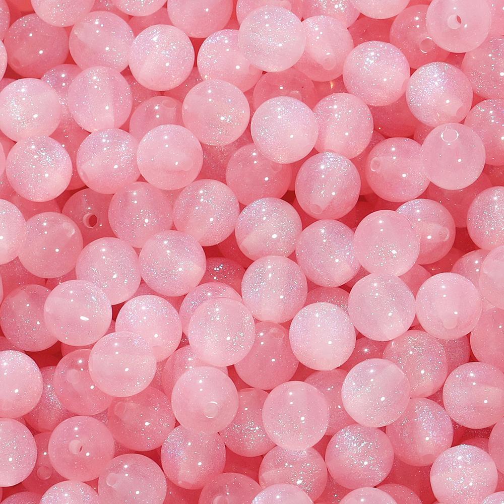 10/20pcs/Lot 10mm Colorful Resin Round Shape Loose Spacer Beads For Jewelry Making DIY Charms Bracelet Necklace Accessories