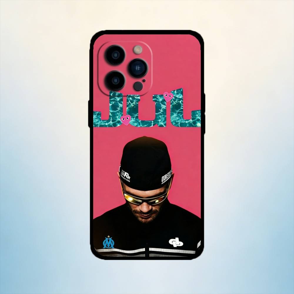 

AAA Rapper J-JuL C est Pas Des Lol Phone Case For iPhone 17,16,15,14,13,12,11 Plus,Pro Max,XS,Soft Silicone Black Cover iPhone15pro