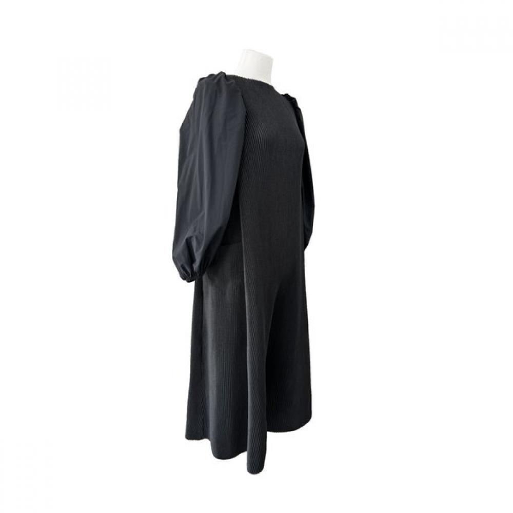 Specchio Long Sleeve Dress  Woven Sleeves  451 584