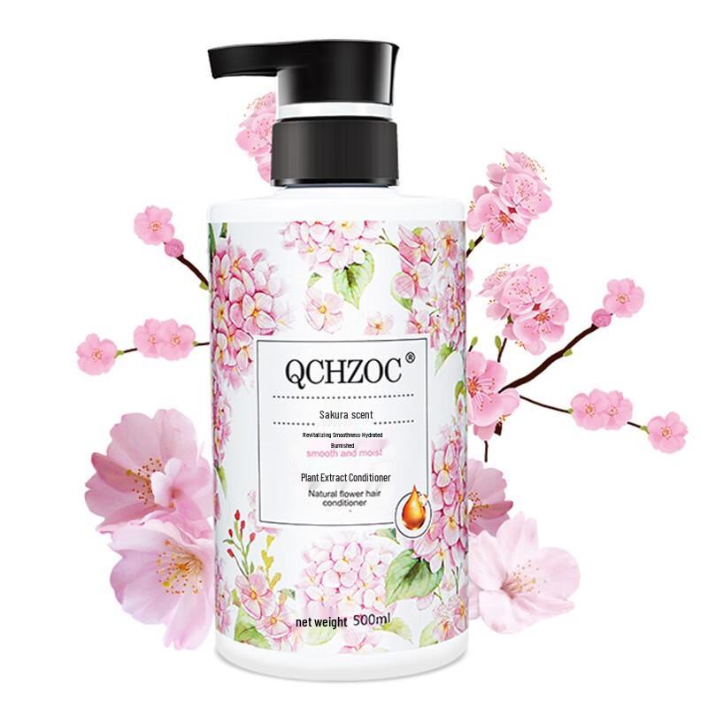 

QCHZOC Botanical Essence Hair Conditioner, Cherry Blossom Scent