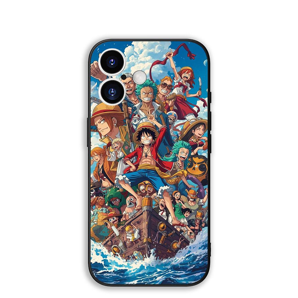 

Cover for Apple iPhone 16 15 14 11 Pro Max 6 7 8 Plus + SE2 SE3 SE 2022 2020 8+ Phone Case Nami One Pieces Luffy Roronoa Zoro iPhone (6)(6s)
