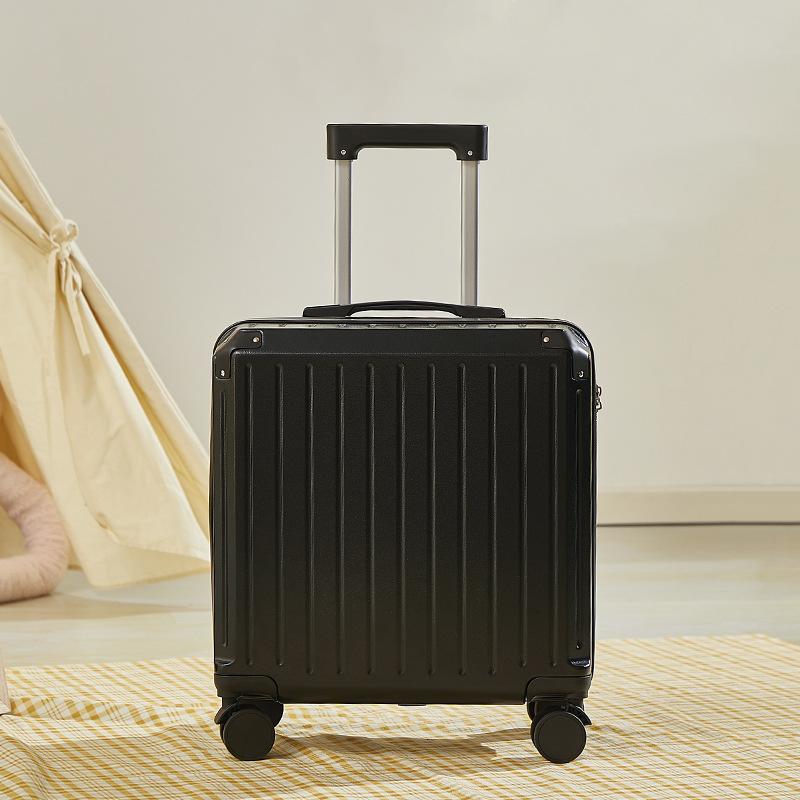 

Новый многофункциональный багажный небольшой посадочный ящик Mini 18 дюймов легкий детский багаж с почтовым индексом дорожный чемодан 20 inches чёрный