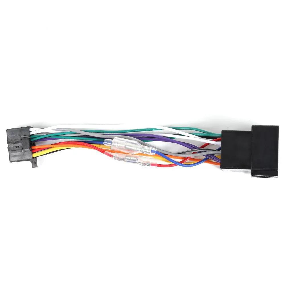 For Pioneer 2003-On Car Stereo Radio ISO Wiring Harness Connector Plug Cable 16-pin Plug Cable Car Electronics Accessories