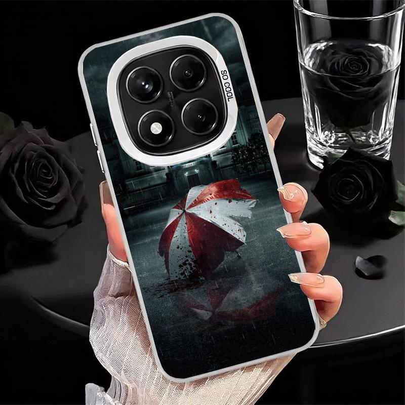 R-Resident-Evil Spiel Weiche Handyhülle für Xiaomi Redmi Note 13 14 15 Pro Plus 12S 12 11S 11 11T 10S 10 Stoßfeste Hülle Rückseite