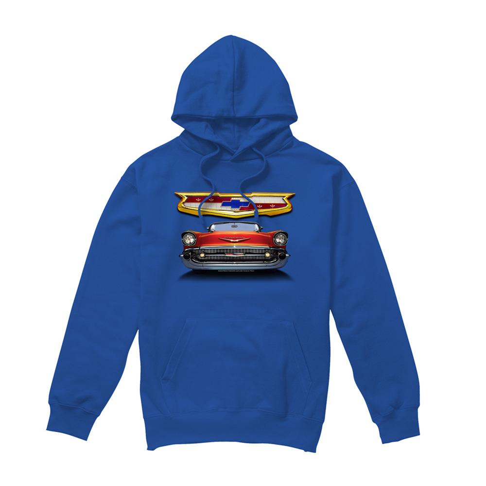 Chevrolet Unisex Adult 1957 Bel Air Grille Hoodie