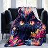 1pc Adorable Kitten Love Blanket  Soft Throw for Home Decor, Gift Idea, Living Room, Travel, Camping, Car Blankets