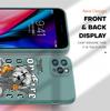 Fashion Cool Flame Bear Phone Case for iPhone 15 14 13 12 11 Samsung Galaxy A12 A52 S24 S23 Xiaomi POCO Redmi Soft Square Liquid Silicone Cover