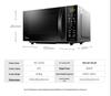 Midea Compact Microwave: Multi-functional, Even Heat, Fast Heating, Easy Operation, Flexible Timing.