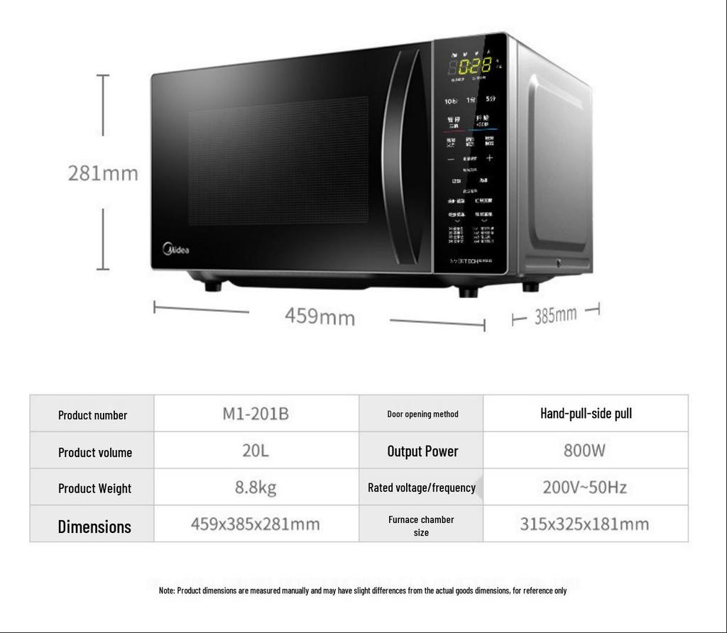 Midea Compact Microwave: Multi-functional, Even Heat, Fast Heating, Easy Operation, Flexible Timing.
