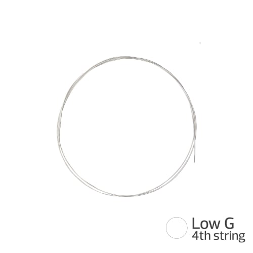 Aquila AQ-SLW 5U Low-G Type Soprano Ukulele Strings, 60cm, 4-String Wound