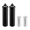 Water Filters Replacement, Purification Elements, Replacement Filters, Gravity Water Filter System, Compatible with Most Brands, Pack of 4 (2