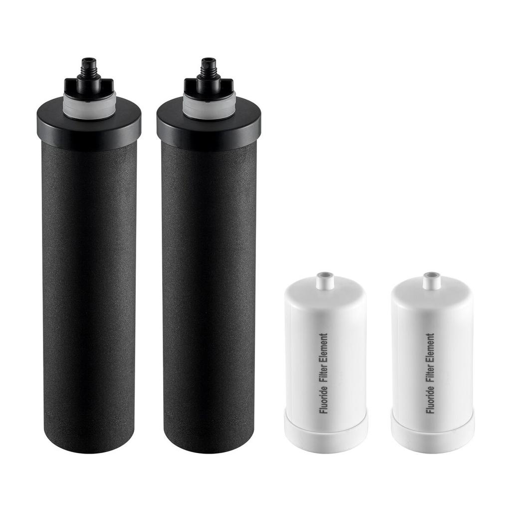 Water Filters Replacement, Purification Elements, Replacement Filters, Gravity Water Filter System, Compatible with Most Brands, Pack of 4 (2