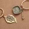 Practical Sturdy Brass Gourd Keychain With Hollow Designs Easy To Use Portable for Keys or As Bag Accent Accessory