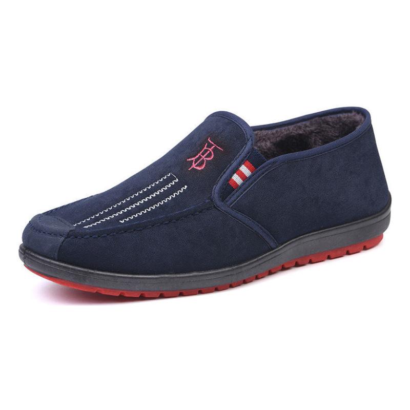Fashion Casual Men's Single Shoes Spring and Autumn Cloth Shoes Comfortable Elderly Shoes