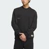 adidas Lounge Sweatshirts Men's Black Crew Neck Moderate Regular IP4982