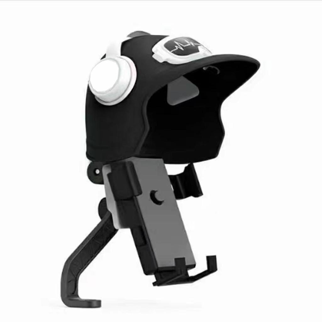 Multi-Functional Small Helmet, Bike & Motorcycle Mobile Phone Mount, Navigation Stand for Electric Bikes and Delivery Riders
