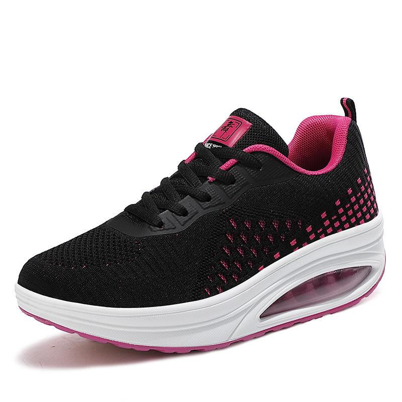 Dance shoes women's beef tendon non-slip soft-soled rocking shoes square dance shoes medium and old sports walking shoes mother shoes spring