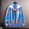 Men's Colorful Reflective Gradient Summer Jacket - Ice Silk Ultra-Thin Sun Protection