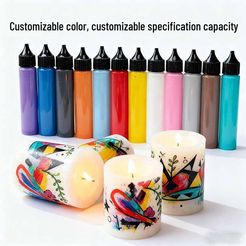 30ml Candle Dye Set - 12 Colors for DIY Candle Painting & Decoration Wax Pigments