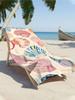 Watercolor Seashell Beach Towel Single Sided 2D Print Soft Quick Dry Microfiber Beach Towel Pool Beach Travel Decor Coastal Gift