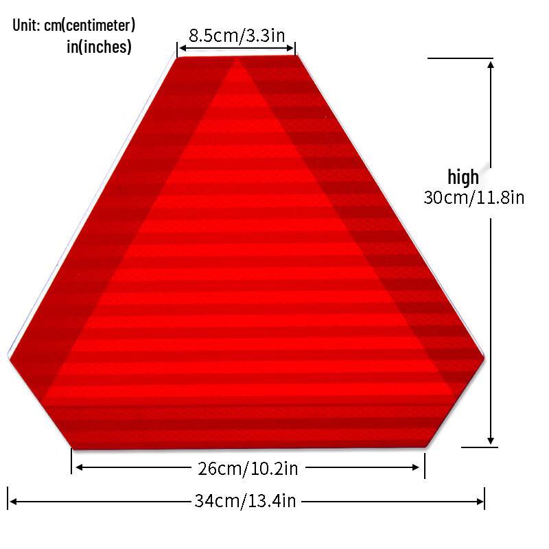 Brangdy Slow Moving Vehicle Safety Reflector 0.5mm