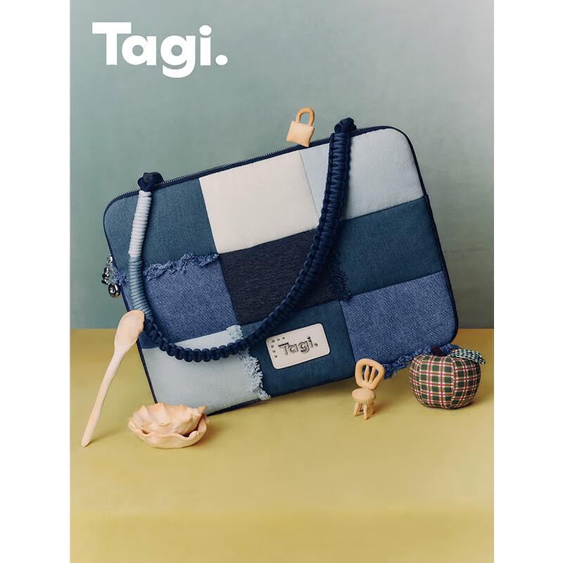 Tagi Denim 15-inch Laptop Shoulder Bag