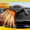 12V 200W Portable Car Heater with 360° Adjustable Defroster, 2-in-1 Heating & Cooling Fan for Car, RV, SUV