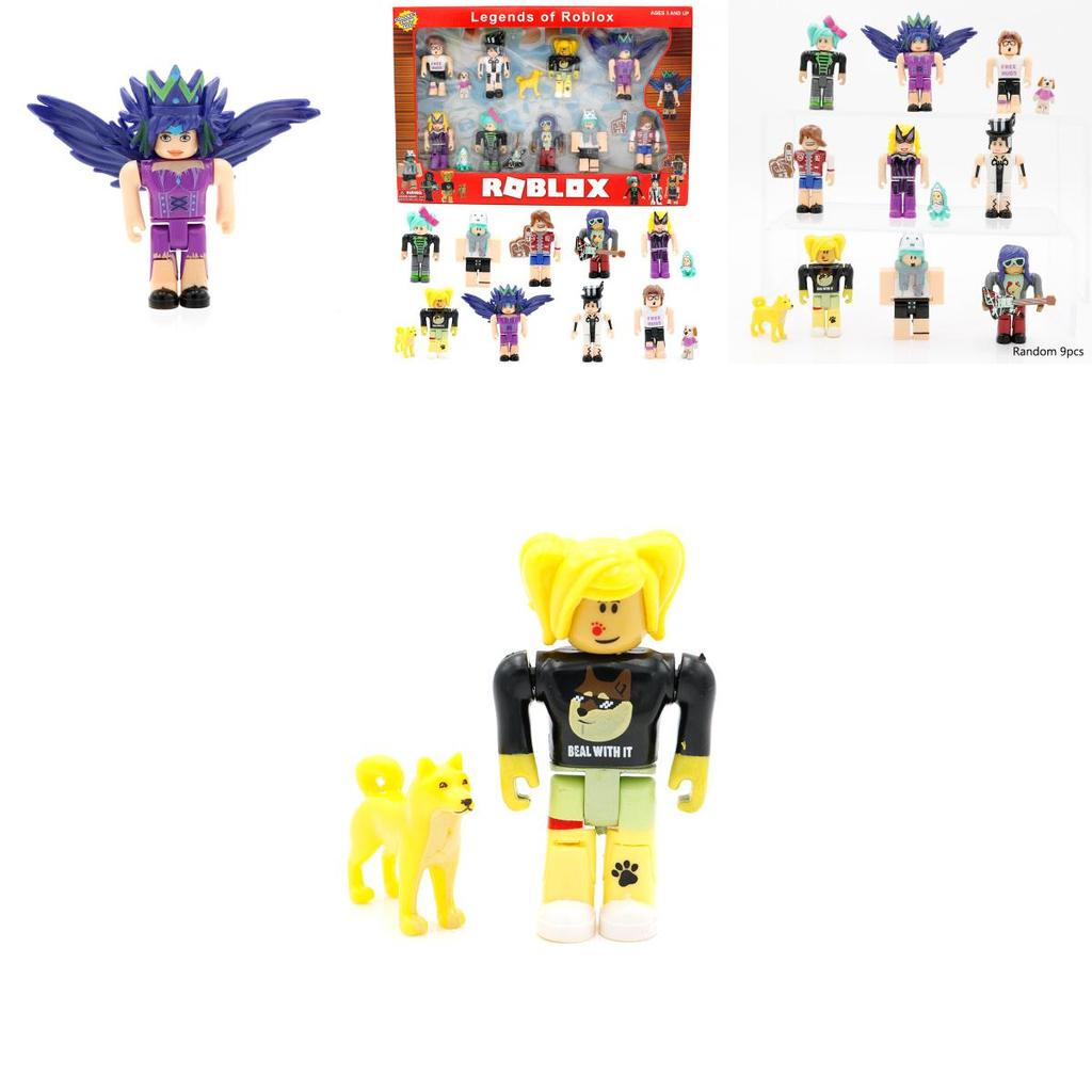 Urocze Losowe 9 szt. Figurki Roblox Lalki Zabawki Model Anime Figurki Do Dekoracji Prezenty dla Dzieci