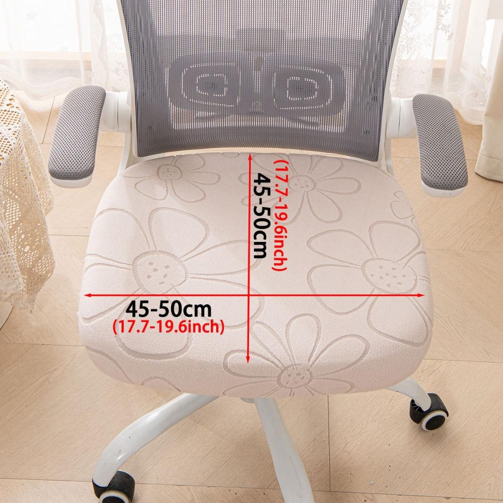Jacquard Office Chair Seat Covers Universal Computer Chair Cove Dining Chair Cover  for All Seasons