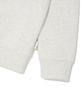 WACKY WILLY Women'S Lily Crop Collar Half-Zip Oatmeal