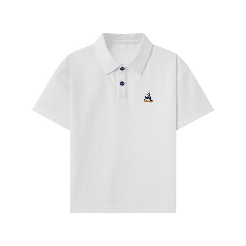 Boys' Sailboat Embroidered Cooling Polo Shirt