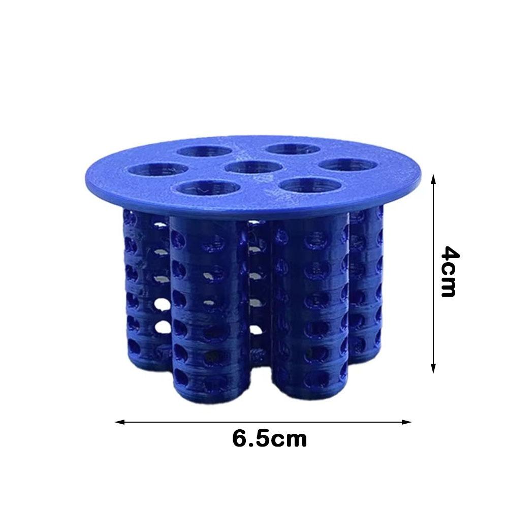 

7-Hole Seed Germination Tray Easy Setup No Soil Seedling Tray Space-Saving Plant Growing Tool синій