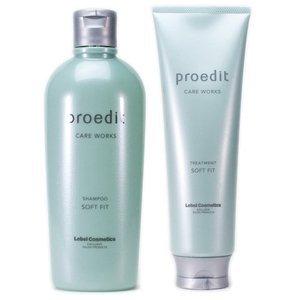 Lebel ProEdit Soft Fit Shampoo 300mL & Treatment 250mL Set