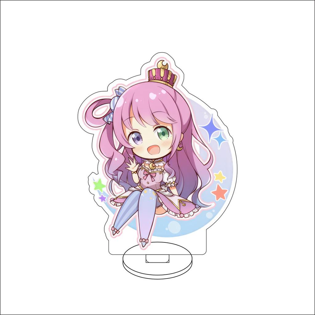 10CM Anime hololive Figure Stand Model Robocosan/Usada Pekora/Shirakami Fubuki Cute Desk Decor Standing Sign Gifts