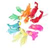 12Pcs Artificial Bird Decor Simulation Bird with Clip Decoration Ornament for Home Garden