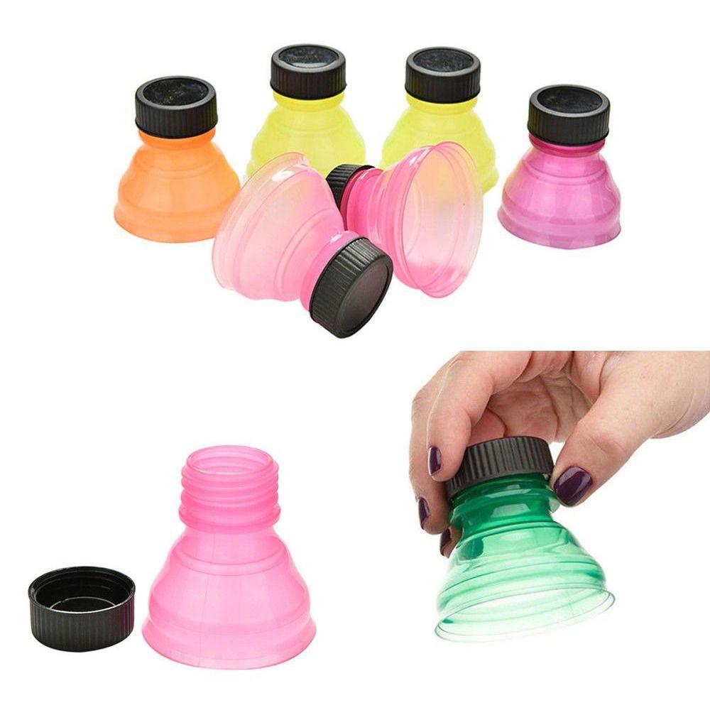 6pcs Beer Water Dispenser Lid Protector Soda Saver Bottle Top Can Cap Caps Cover