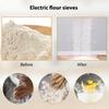 Electric Flour Sifter for Baking Handheld Electric Stainless Steel Powder Sieve Filter Kitchen Pastry Cooking Baking Tool