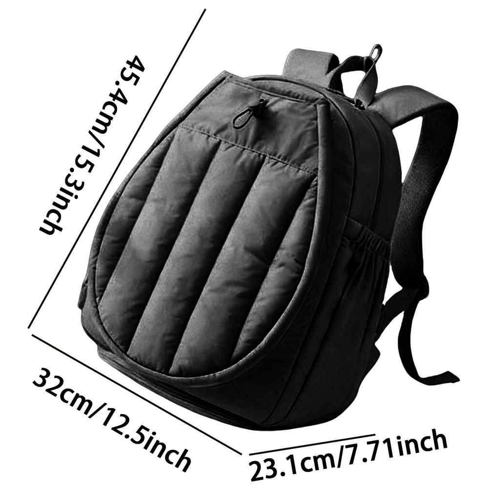 

Tennis Backpack For Women Ventilated Quilted Large Organizer Men Pickleball Backpack For Shoe Equipment Badminton Gym Fitness