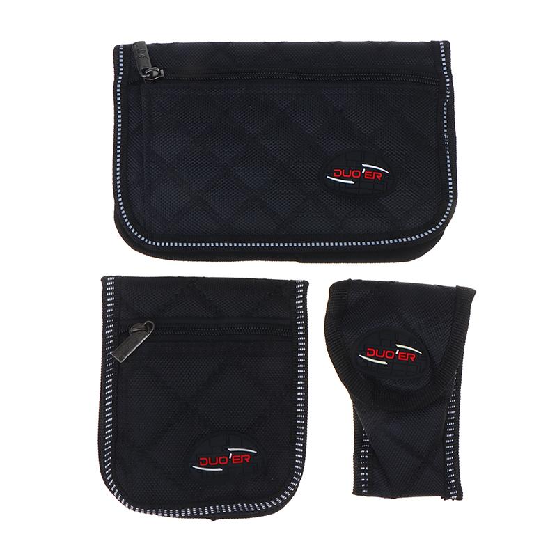 Portable Brass Mouthpiece Storage Pouch Bag 4 Soft Compartments Fit Trombone Euphonium Trumpet for Gift Giving