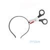 Funny Scary Hair Hoop Halloween Perform Props Axe Saw Nail Knife Headwear Fake Blood Scene
