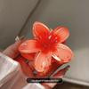Kreuz Hibiskus Krallenclip 2024: Elegantes High-End-Haaraccessoire für Damen für Dutt & Große Frisuren