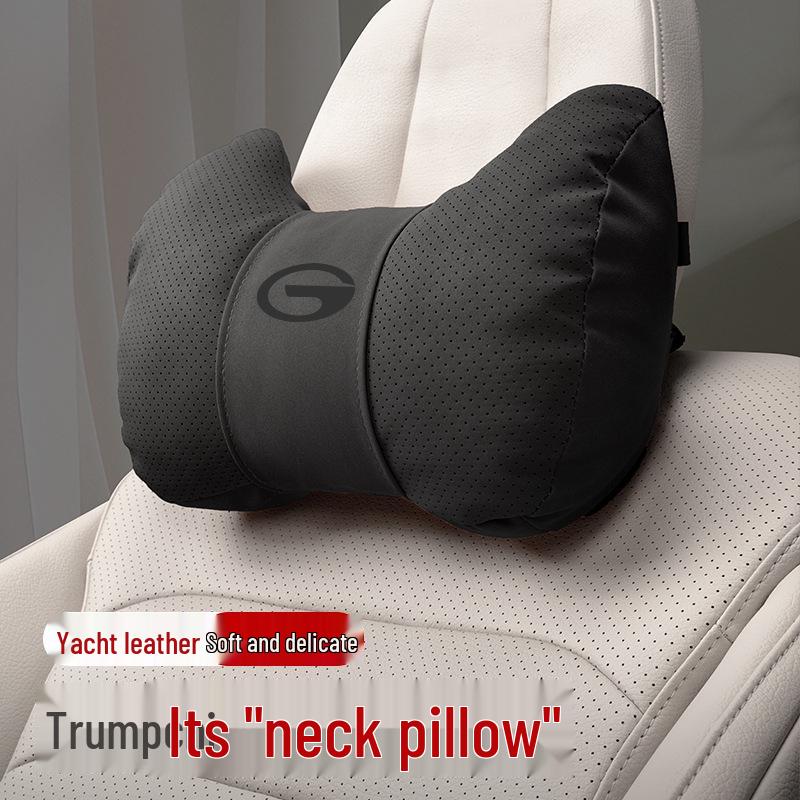 Trumpchi Car Headrest Neck Pillow & Lumbar Support Cushion Set for GS3/4/8 & M8/6PRO